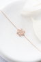 Heliophilia Silver Pulsera de Plata de Ley 925 con Oro Rosa y Circón